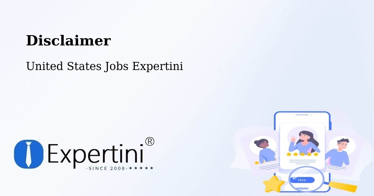Disclaimer – Vernon - United States Jobs Expertini