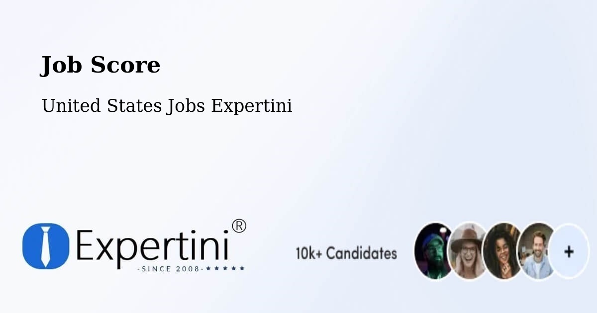 Job Score & Job Description Score Tool – Vernon - United States Jobs Expertini